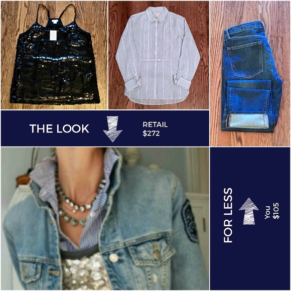 SOLD J. Crew Sequin Camisole - SOLD - Picture 2 of 6